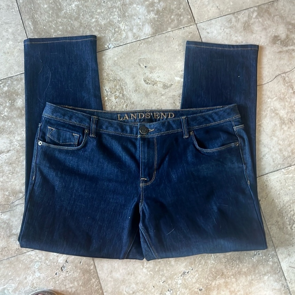 Lands End ladies jeans, 12 petite NWOT perfect  condition five pocket style